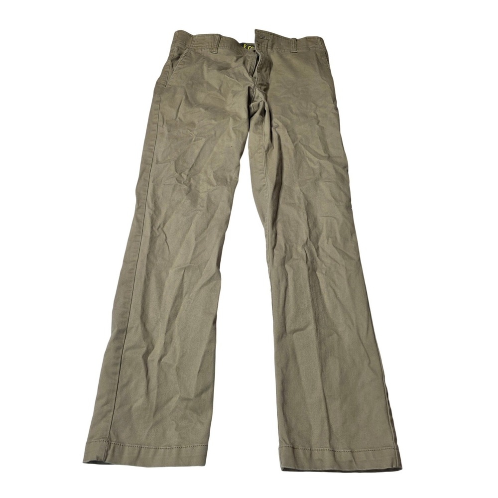 Lee Extreme Comfort Mens Khaki Chino Pants Tan Straight Leg 33x32 4274526 H3